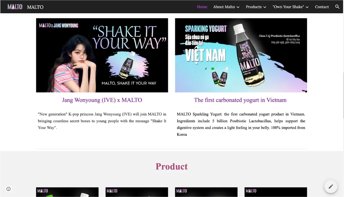 Malto — SEO content