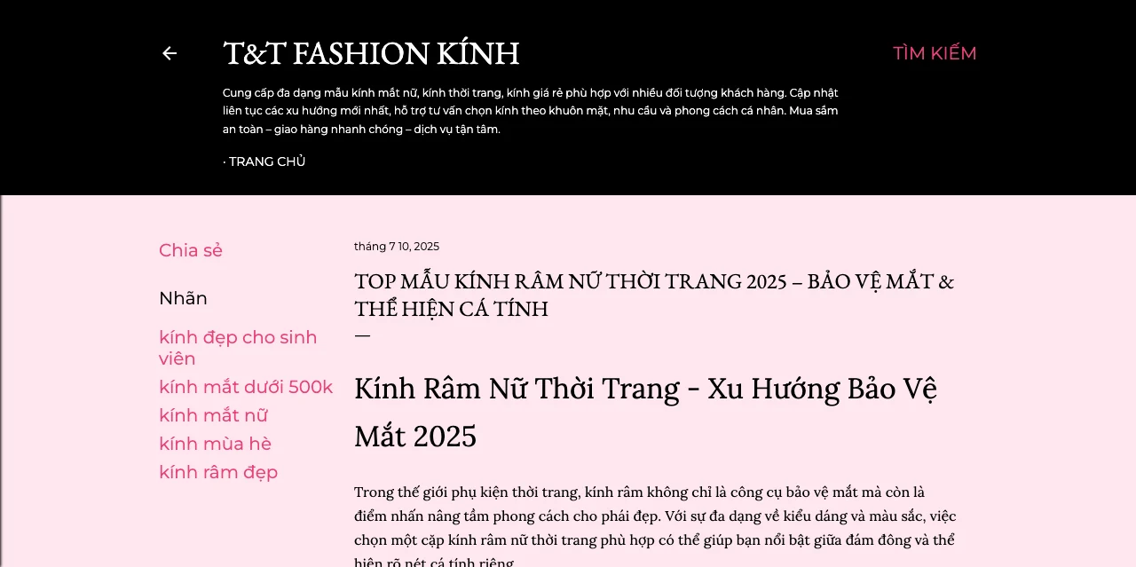 T&T — fashion SEO (sunglasses)